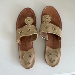 Jack Rogers Sandals Gold